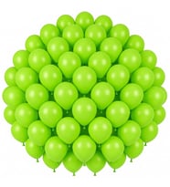 Açık Yeşil Renk Lateks Pastel Balon (30 cm) - 50 Adet