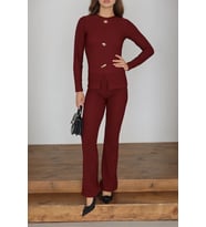 Ottoman Alt Üst Takım Bordo Pt510442
