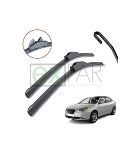 Hyundai̇ Elantra Uyumlu Ön Cam Si̇lecek Süpürgesi̇ Takimi 2008 - 2010 Elentra Ön Si̇lecek Sağ Sol