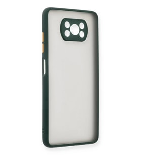 Mey İthalat® Pocophone X3 Kılıf Montreal Silikon Kapak - Yeşil