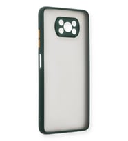 Mey İthalat® Pocophone X3 Kılıf Montreal Silikon Kapak - Yeşil