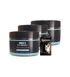 Süper Men's 3lü Snmp20328 Smoothing Cream 100 ml Antiwrinkle Erkek Yüz Cilt Kremi + Yanında Jel