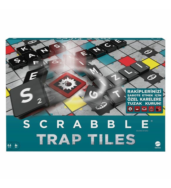Mattel incl. Scrabble Trap Tiles (QE