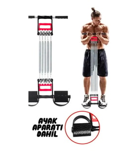 3'ü 1 Arada El Ayak Göğüs Fitness Yayı