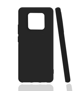 Lexroo Tecno Camon 16 Premier Kılıf Biye Silikon - Siyah