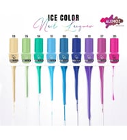 Ice Color Nail Lacquer No: 205 - Parlak Bitişli Mini Oje 6 ml