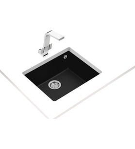 TEKA SQUARE 50.40 TG SİYAH GRANİT MUTFAK EVYESİ