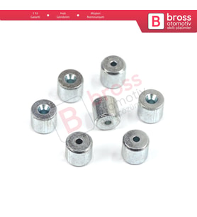 BCR010 Cam Kriko Kablo Halat Uç Pimi Tutma Perçini 6x5.45/1.7 mm 100 Adet