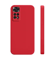 Xiaomi Redmi Note 11 Pro Plus 5G Kılıf Kamera Korumalı Silikon Rubber Arka Kapak (Kırmızı)