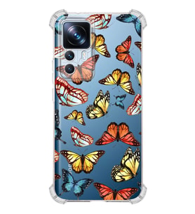 PrintiFy Xiaomi Mi 12T Pro Uyumlu Water Color 2 Baskılı Şeffaf Köşe Korumalı Antişok Kılıf