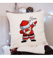 Noel Baba Tasarımlı Yastık Kişiye Özel