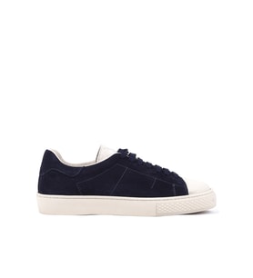 Shoetyle - Hakiki Süet Deri Lacivert Renk Erkek Sneaker - 666-03-80