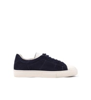 Shoetyle - Hakiki Süet Deri Lacivert Renk Erkek Sneaker - 666-03-80