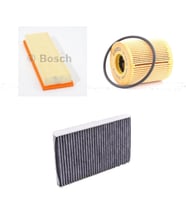 Bosch Filtre Bakım Seti Citroen C2 1.4 Benzinli 2005+ Hava + Yağ f. + Polen Filtre Sardes