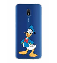 Xiaomi Redmi 8A Uyumlu Kapak Donald Duck Tasarımlı Şeffaf Silikon Kılıf