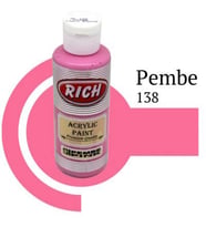 Rich Master Akrilik Boya 120 cc. 138 Pembe 