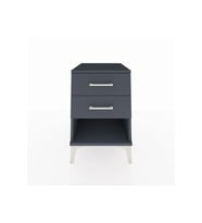Kronos Komodin 2 Çekmeceli 44x59x64 Antrasit-Antrasit