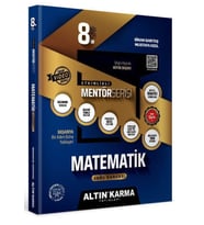 Altın Karma Yayınları 8. Sınıf Matematik Mentör Etkinlikli Kazanım Soru Bankası