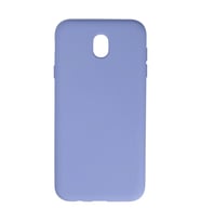 Samsung Galaxy J7 Pro / J730 Kılıf Nano İçi Kadife Silikon - Lila