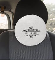 BK Gift Kişiye Özel İsimli Yuvarlak Araç Koltuk Yastığı-8
