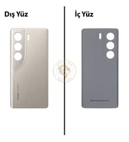 Tecno Camon 40 Kum Titanyum Uyumlu Arka Kapak Arka Cam Batarya Pil Kapağı Lazer Kesim Back Cover