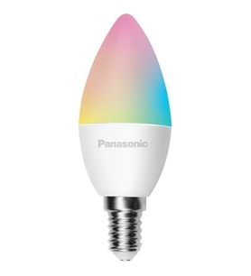 Panasonic Led Akıllı Bluetooth Wi-Fi Rgb E14 Lamba 4,9W (Çok Renkli)