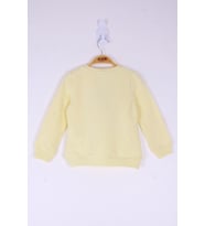 Toontoy Kız Çocuk Avocuddle Nakışlı Sweatshirt  (Açık Sarı)
