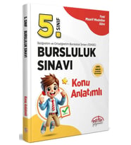 Editör 5.sınıf Bursluluk Sınavı Konu Anlatımlı Karekod Çözümlü Yeni
