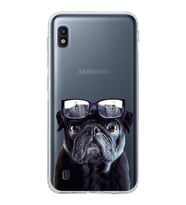 PrintiFy Samsung Galaxy A10 ile Uyumlu Köpek 3 Kamera Korumalı Şeffaf Kılıf