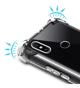 Xiaomi Redmi 6 Pro A2 Lite Darbe Emici Şeffaf Silikon Kılıf-(5775) - HPSBYI5639-4738