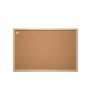 Doğal Ahşap Çerçeve Mantar Pano 30x45 cm, şık ve kullanışlı dekorasyon ürünü