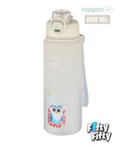 Vagonlife 800 ml Figürlü Su Matarası Çift Kullanım Pipetli Ve Rahat İçim Sticker Hediyeli-FFVGN-2352NEW800