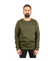 Superfly Bisiklet Yaka Erkek Basic Sweatshirt SPF101222216032 (K.HAKI)