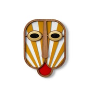 AHŞAP MASKE DUVAR DEKORU