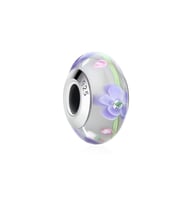 Fubena  Mor Menekşe Murano Charm