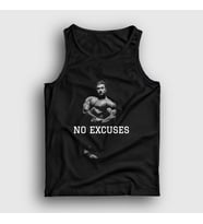 Presmono Unisex Siyah No Excuses Gym Spor Chris Bumstead Atlet 361738tt