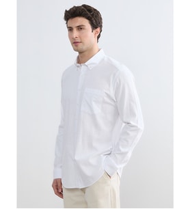 LCWAIKIKI Classic Beyaz Regular Fit Erkek Basic Gömlek