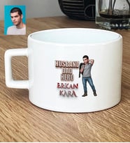 Kişiye Özel Karikatürlü Babaya Hediye Husband Dad Hero Lüks Fincan Babalar Günü Hediyesi