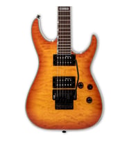ESP LTD MH-230 QM FR Quilted Maple See Thru Amber Sunburst Elektro Gitar