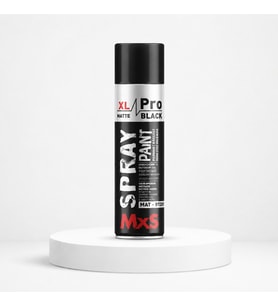 MxS XL Pro Mat Siyah Akrilik Sprey Boya 500 ml - RAL 9005