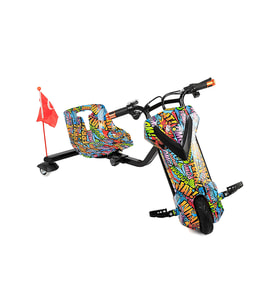 Howerway Drift Scooter Scooter PWS807-QQ-RACING-CAR Renkli