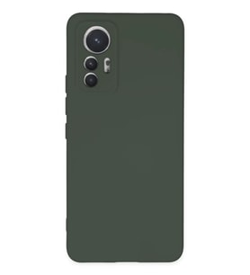 Newface Xiaomi Mi 12 Lite Kılıf Nano içi Kadife Silikon - Koyu Yeşil