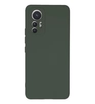 Newface Xiaomi Mi 12 Lite Kılıf Nano içi Kadife Silikon - Koyu Yeşil