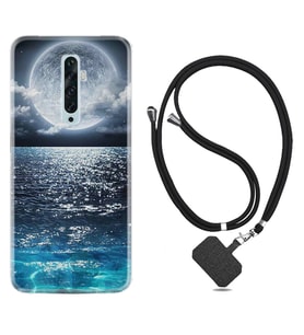 Oppo Reno 2Z 4 Lite 4 Pro 5 6 7 A31 Kılıf Boyun Askılı Silikon Great Moon 1301