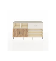 Kronos Konsol 6 Raflı Tek Çekmeceli 2 Kapaklı 176x59x99 Aytaşı-Çam/Aytaşı