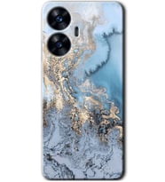 Realme C55 Kılıf HD Desen Baskılı Kılıf - Eski Mermer