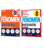 FENOMEN YAYINLARI 8. SINIF Matematik B Soru Bankası ve Matematik 4. Fasikül (Olasılık, Cebirsel İfad