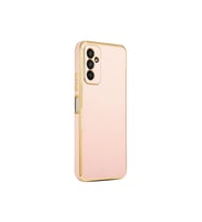 Samsung Galaxy M23 Uyumlu Kılıf Zore Bark Kapak (Rose Gold Altın)