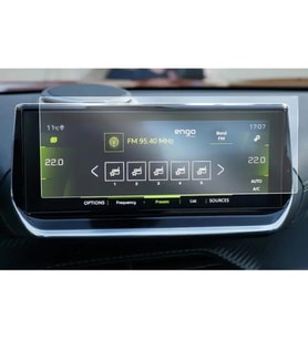 Peugeot 208 10 İnç Mat Ekran Koruyucu Multimedya Şeffaf