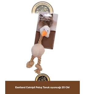 Eastland Catnipli Peluş Tavuk Oyuncak 20 CM